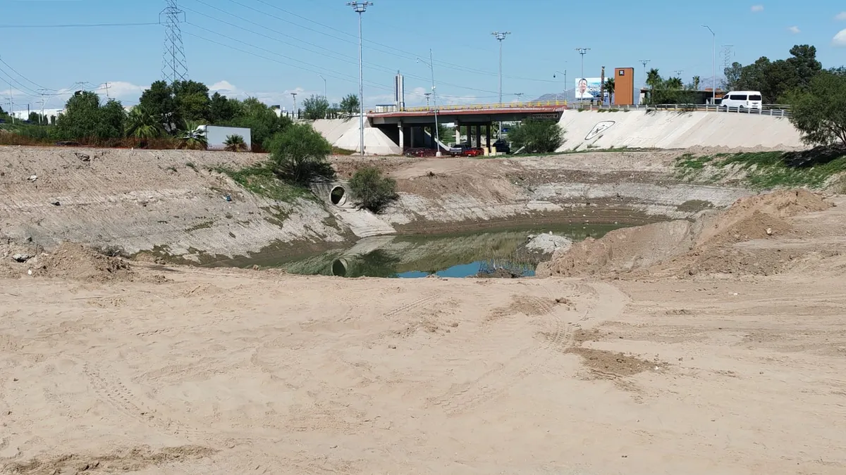 Avanza construcción de vaso de captación en cruce de Villarreal Torres
