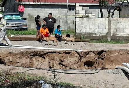 Vecinos de Águilas de Zaragoza urgen obras para frenar inundaciones
