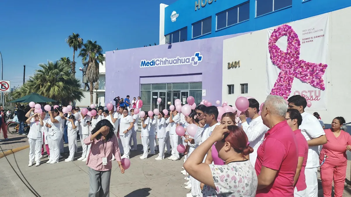 Conmemora Hospital General de Juárez el Día contra el Cáncer de Mama