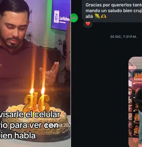 Juarense celosa revisó el celular de su novio y descubrió que le escribía a 'Tostitos'