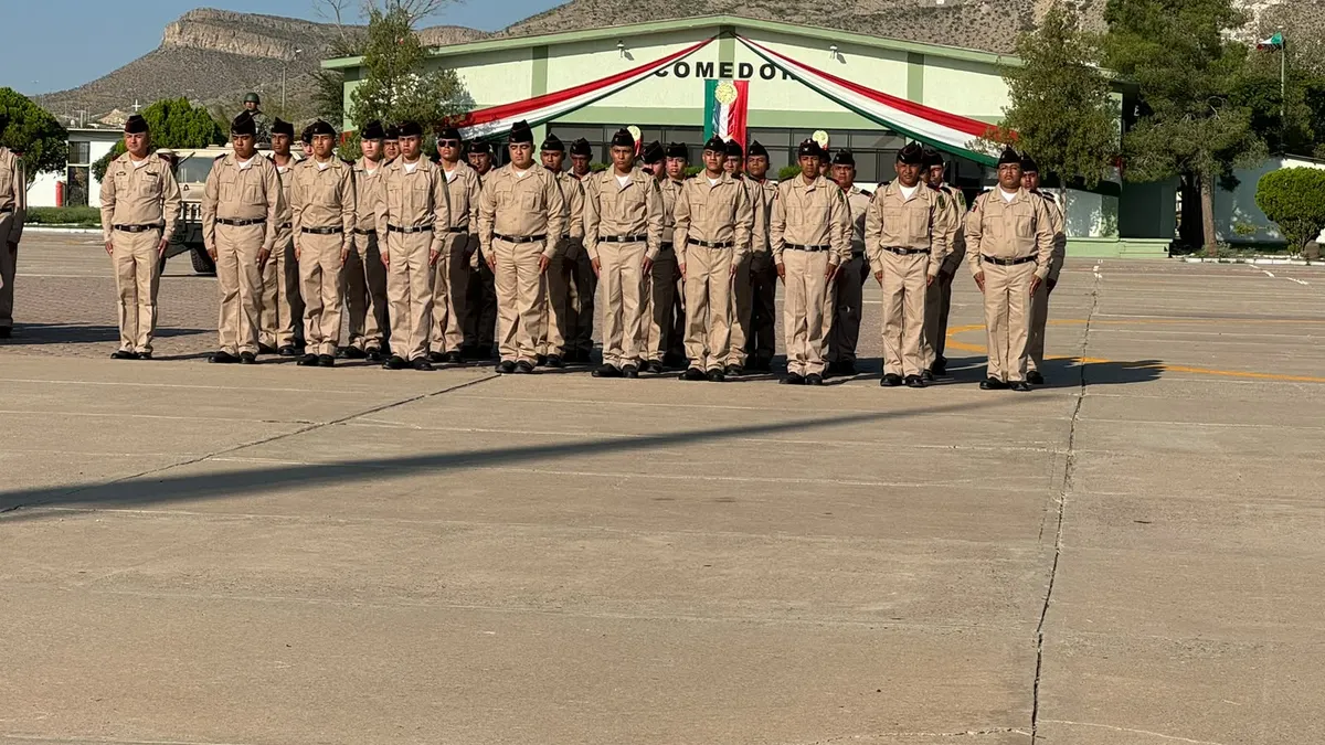 Más de 80 jóvenes inician adiestramiento del Servicio Militar en Juárez