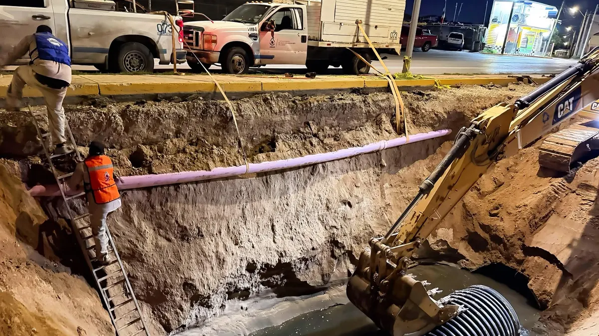 Repara JMAS 15 hundimientos en Juárez tras lluvias