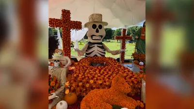 Presume Florería de Guadalajara arreglo para tumba de 'El Mencho'