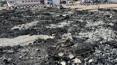 Incendio consume iglesia en Riberas del Bravo