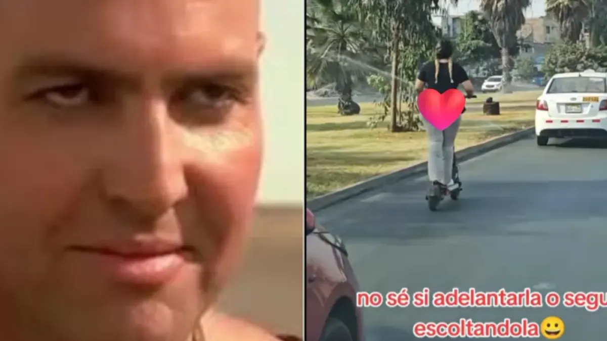 Mujer en scooter capta la atención de automovilistas y se viraliza en TikTok