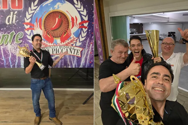 Logra chef juarense 2do lugar en campeonato mundial de pizza en Italia