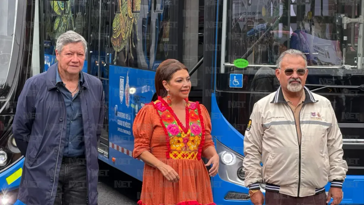 Estrena CDMX nueva línea del Trolebús Chapulín