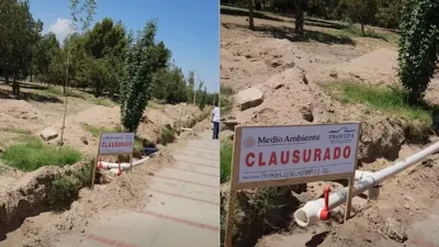 Clausura Profepa obras de riego en El Chamizal por falta de permiso