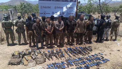 Cae célula de 'Los Chapitos' tras enfrentamiento en Sinaloa