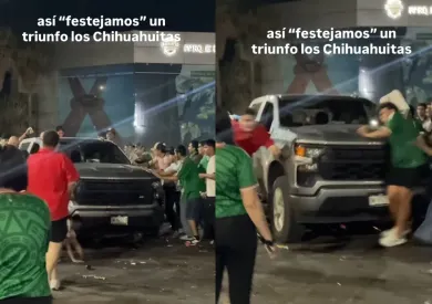Atropella conductor a aficionados que festejaban triunfo del Tri en Chihuahua