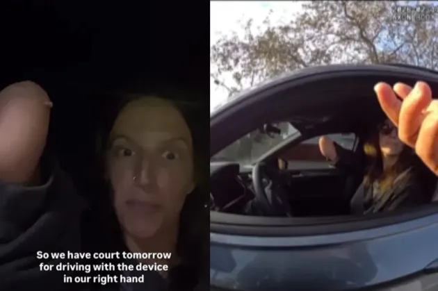 Acusa policía a mujer de conducir con celular en la mano... pero no tenía brazo