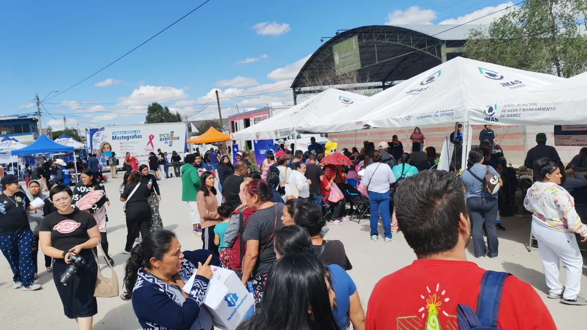 Gobierno del Estado lleva Feria de Salud y Servicios a colonia Anapra