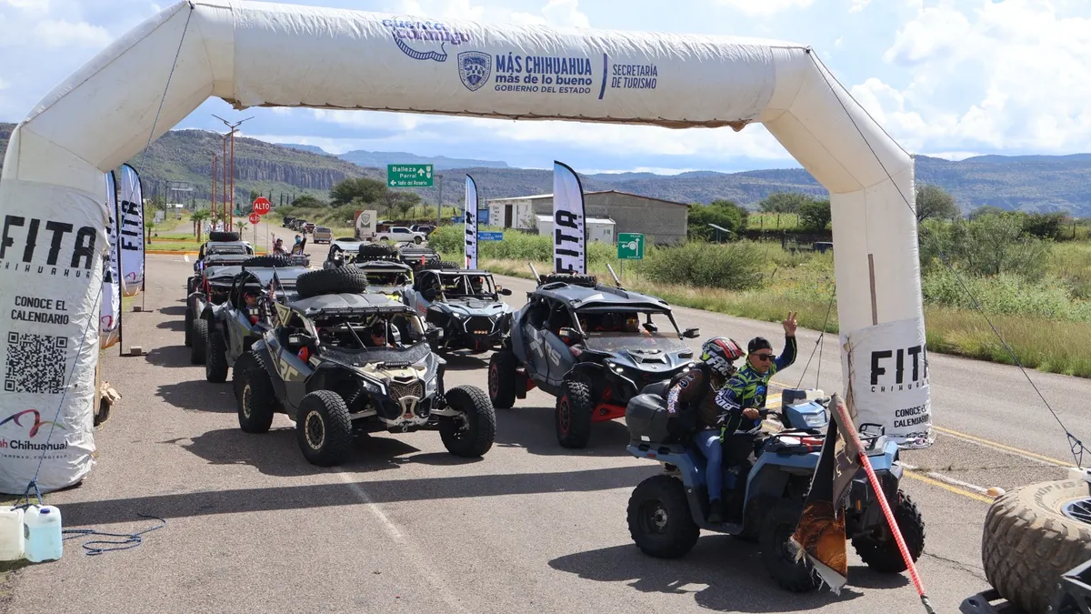 Reciben Balleza y Jiménez eventos de turismo de aventura este fin de semana