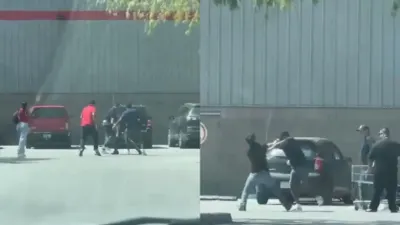 Difunden video de pelea en estacionamiento de Costco en Juárez