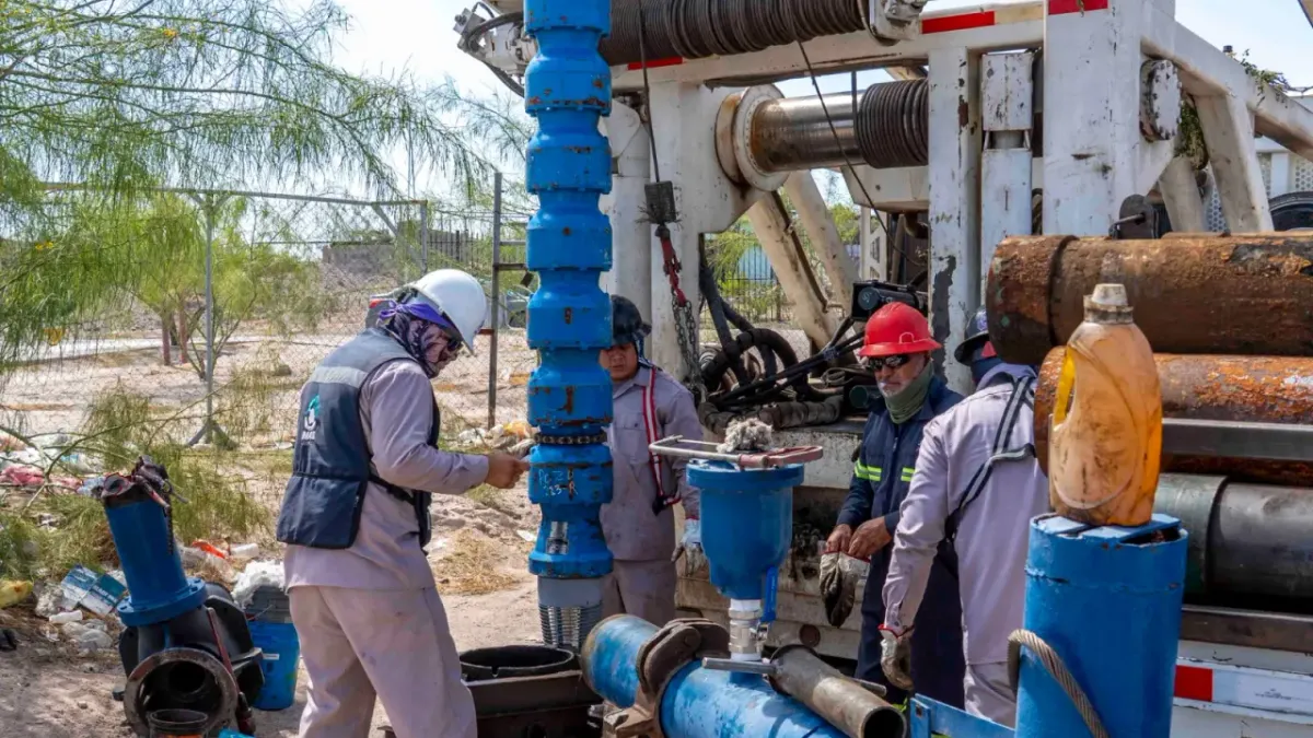 Realiza JMAS mantenimiento a tres pozos para mejorar suministro de agua