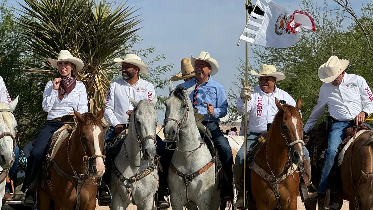 Más de 200 jinetes parten de Juárez en la Cabalgata Villista