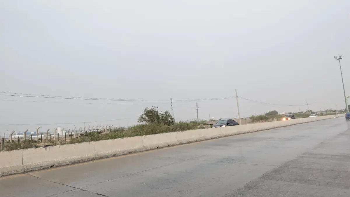 Lluvias moderadas a intensas se registran en el sur de Ciudad Juárez