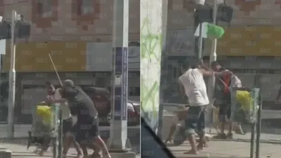 Agreden a escobazos a un adulto mayor en el Centro; video genera indignación