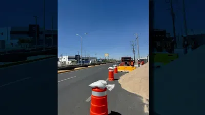 Seguridad Vial pide precaución por trabajos en la Tecnológico