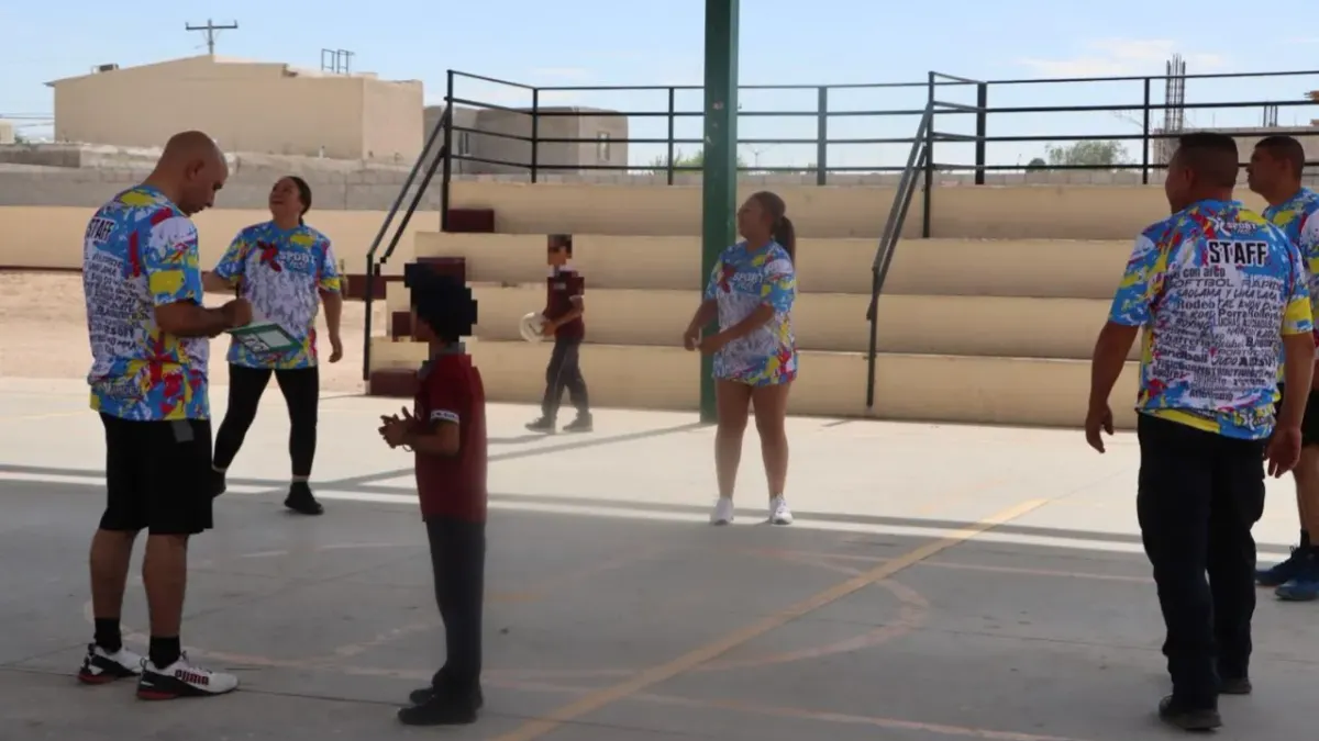 Promueve SSPM deporte y convivencia en primaria juarense