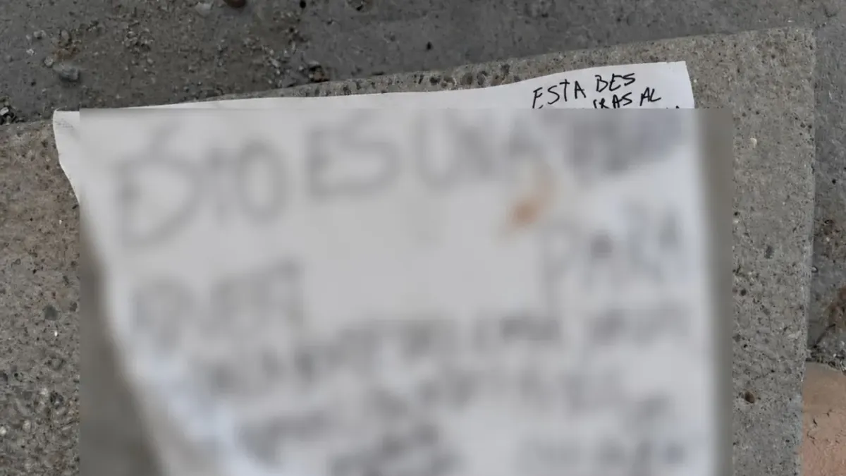 Moviliza a autoridades mensaje amenazante localizado en Eco 2000