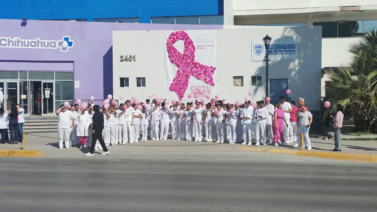 Conmemora Hospital General de Juárez el Día contra el Cáncer de Mama