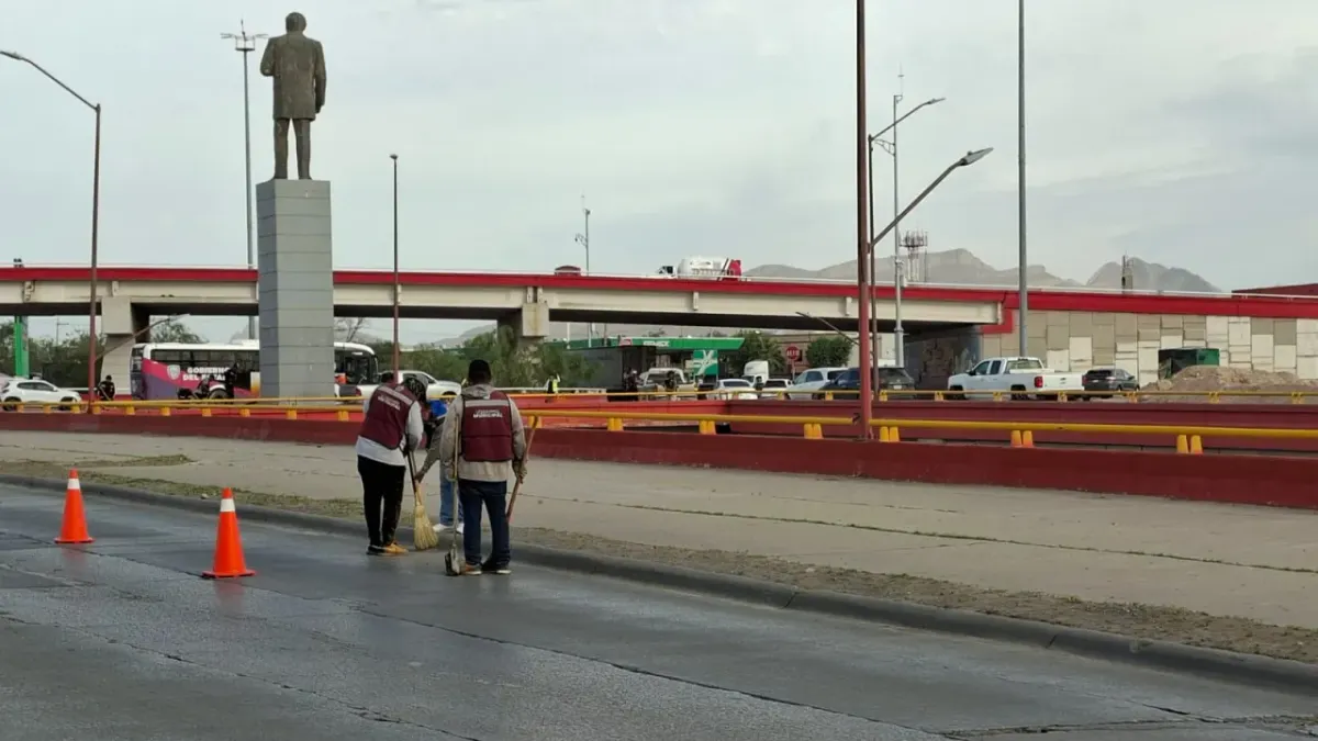 Recorre Héctor Ortiz obras de ordenamiento urbano en Juárez