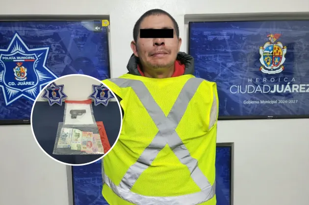 Detienen a presunto ladrón de farmacias y tiendas en Juárez