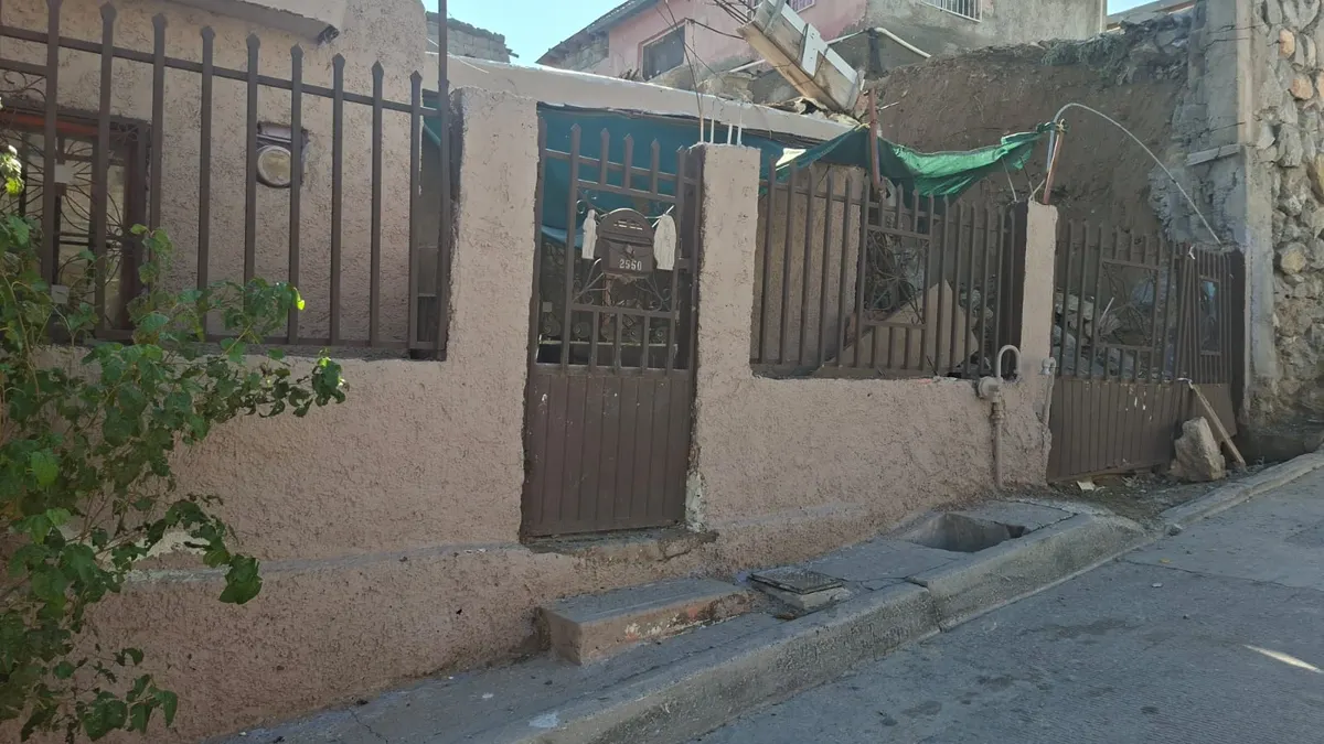 Perrito sale ileso tras derrumbe en la Vicente Guerrero