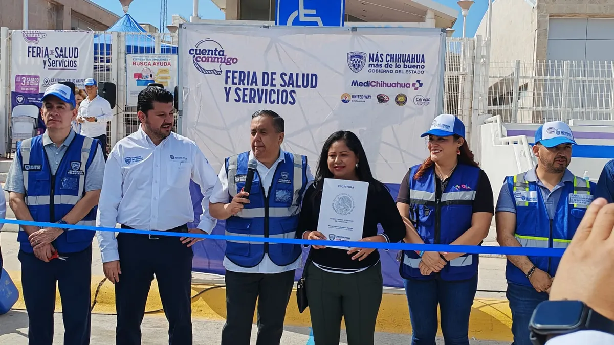 Gobierno del Estado lleva Feria de Salud y Servicios a colonia Anapra
