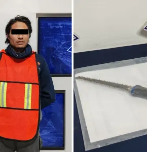 Hombre allana vivienda y amenaza con cuchillo a familia en pleno convivio