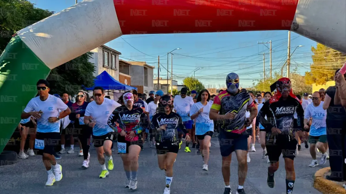 Realiza parroquia primera Carrera por la paz en Pradera Dorada
