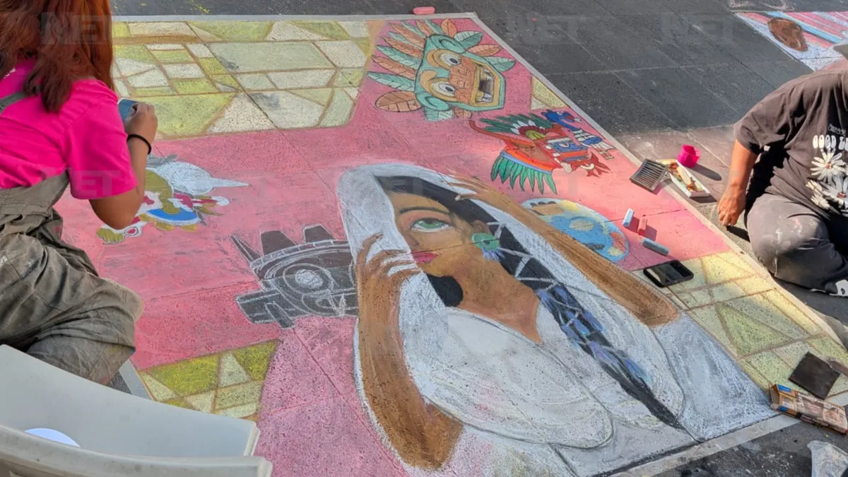 Artistas transforman el Centro Histórico con GisArte en Juárez