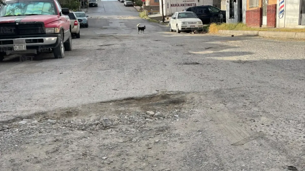 Vecinos solicitan rehabilitación de calle con baches severos en la San Antonio