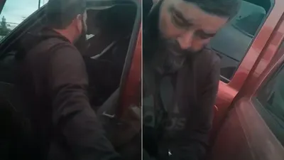Captan a hombre intentando abrir camioneta en estacionamiento de Bodega Aurrerá en Juárez