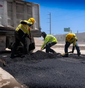 Concluye bacheo en Talamás Camandari; queda listo para iniciar construcción de puente