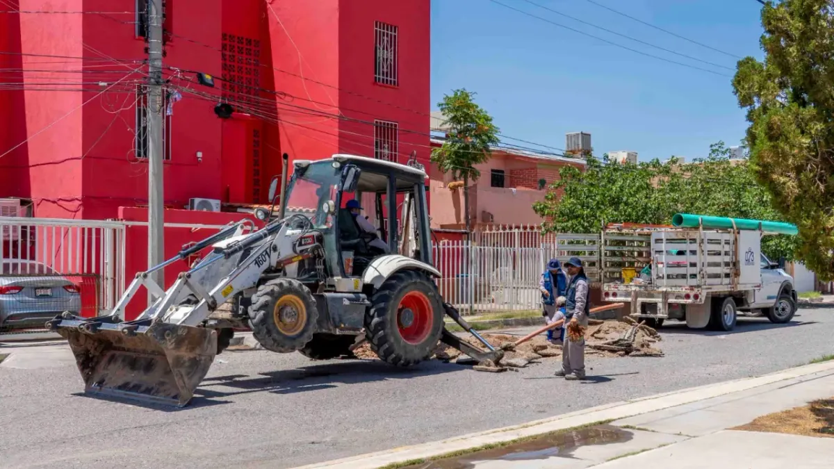 Repara JMAS dos hundimientos en Fovissste Chamizal