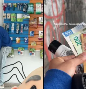 Se tatuó al Dr. Simi y salió de la farmacia con 800 pesos en efectivo