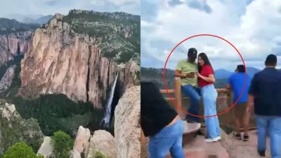 Video muestra últimos momentos de joven que murió por un rayo en Basaseachi
