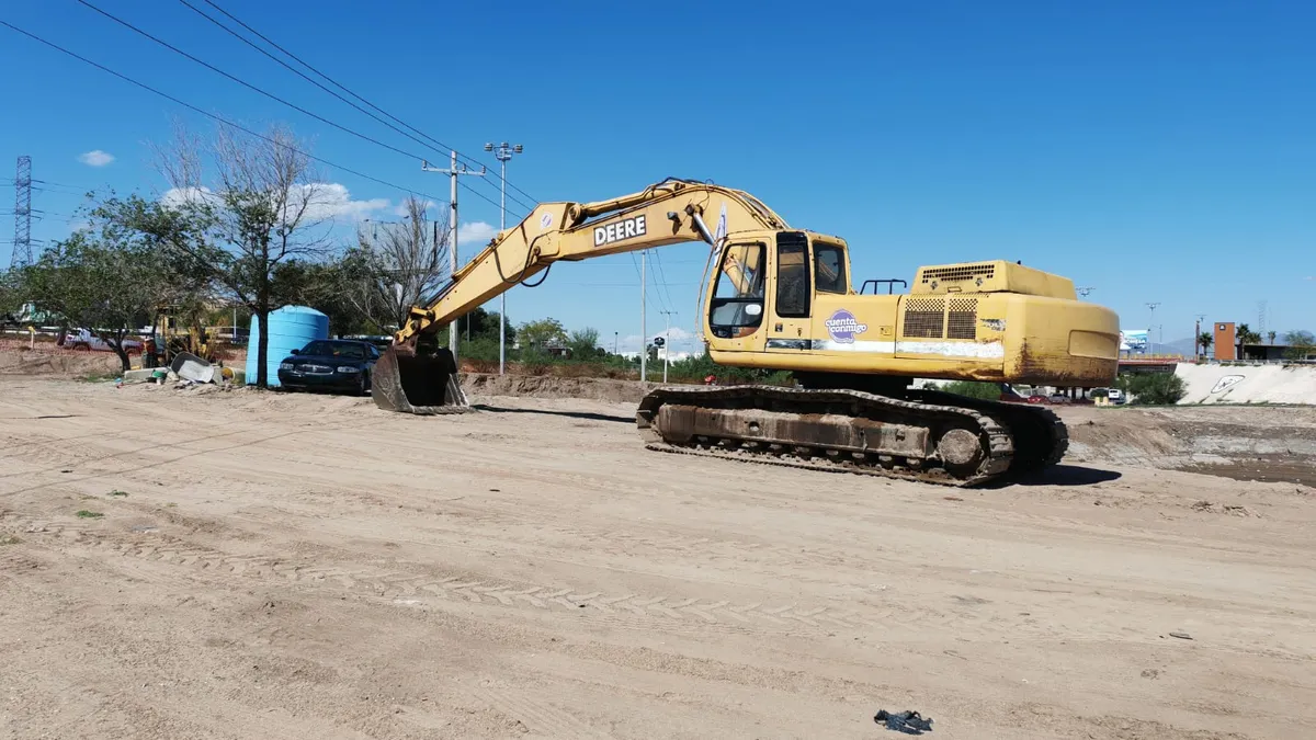 Avanza construcción de vaso de captación en cruce de Villarreal Torres