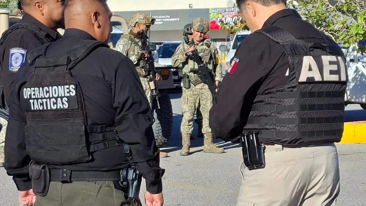 Despliegan operativo de seguridad en Juárez con cateos y patrullajes coordinados