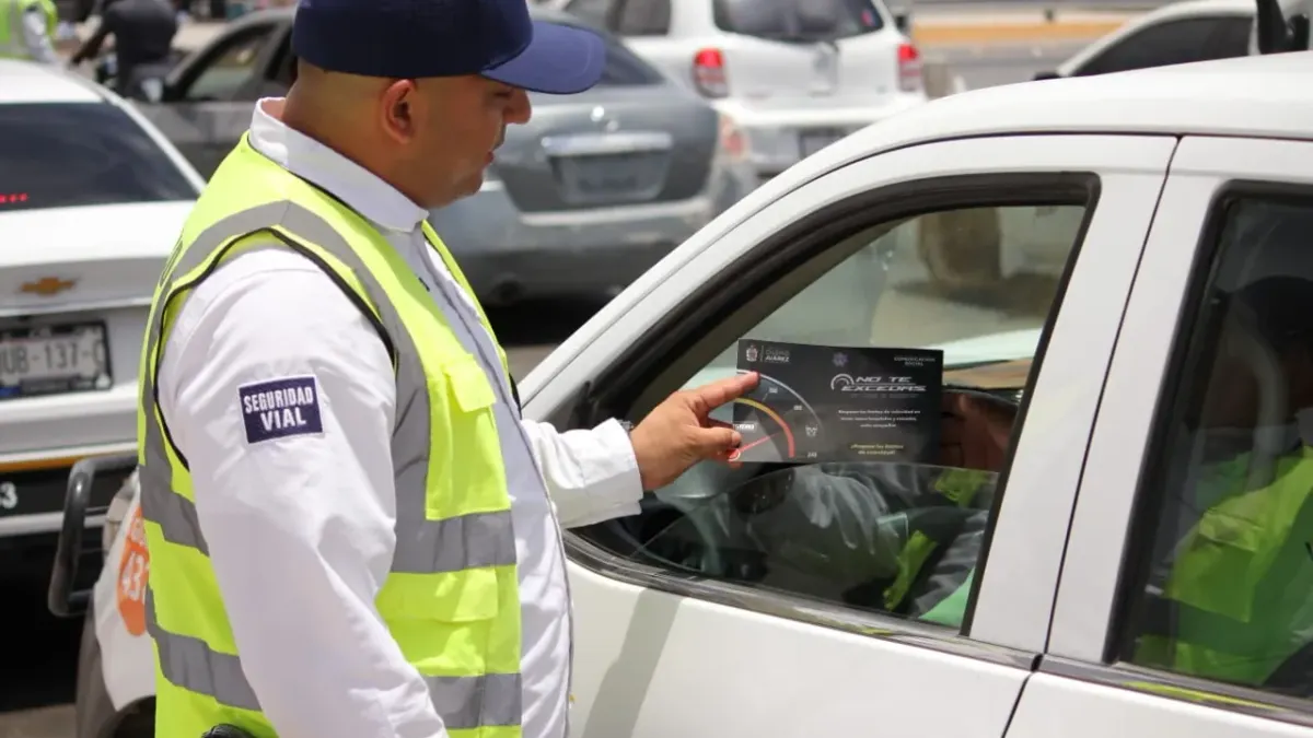 Realiza Seguridad Vial campaña contra el exceso de velocidad en Juárez
