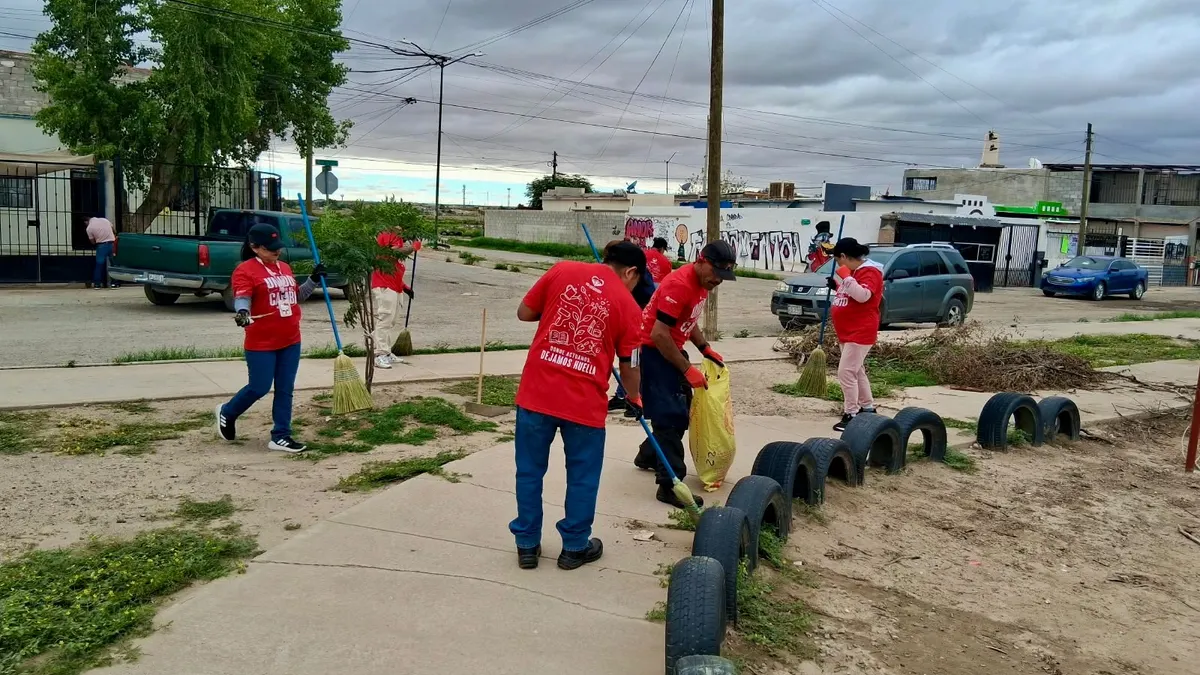 Jornada de limpieza reúne a 150 voluntarios en parque de Riberas del Bravo