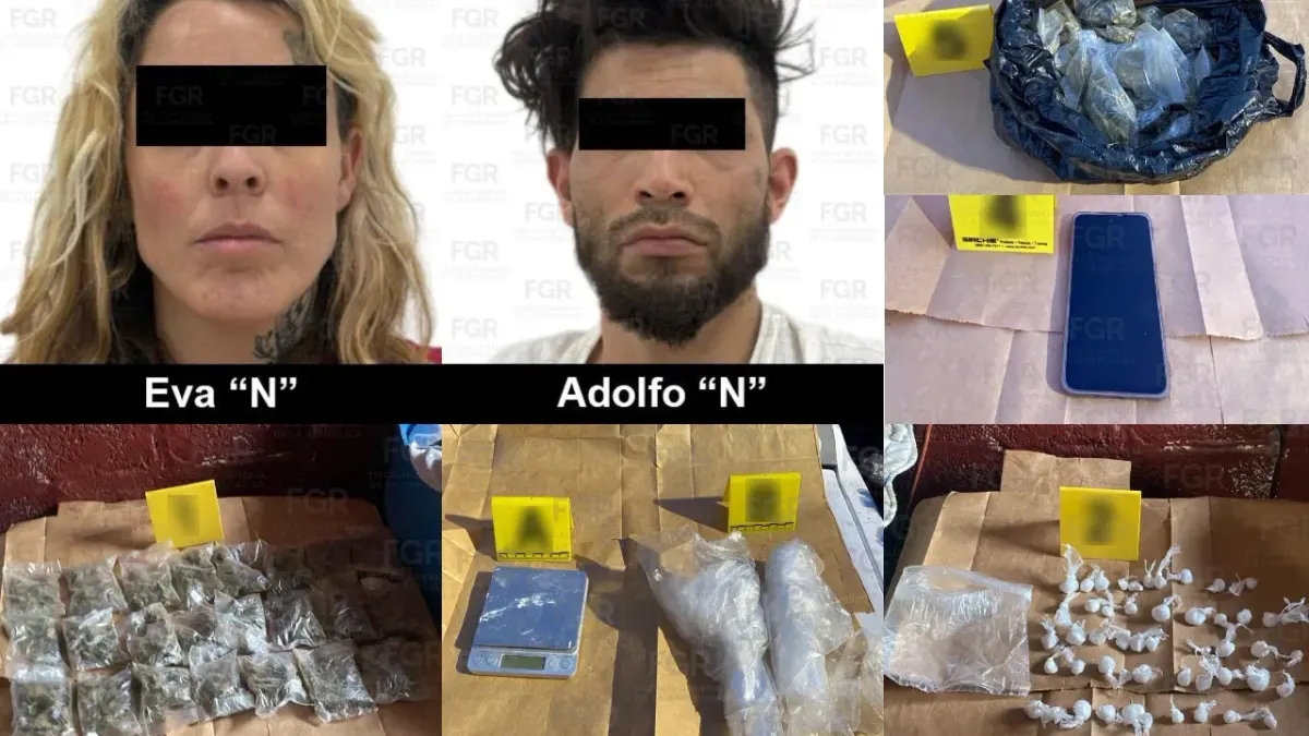 Vinculan a proceso a pareja por por presunto narcomenudeo