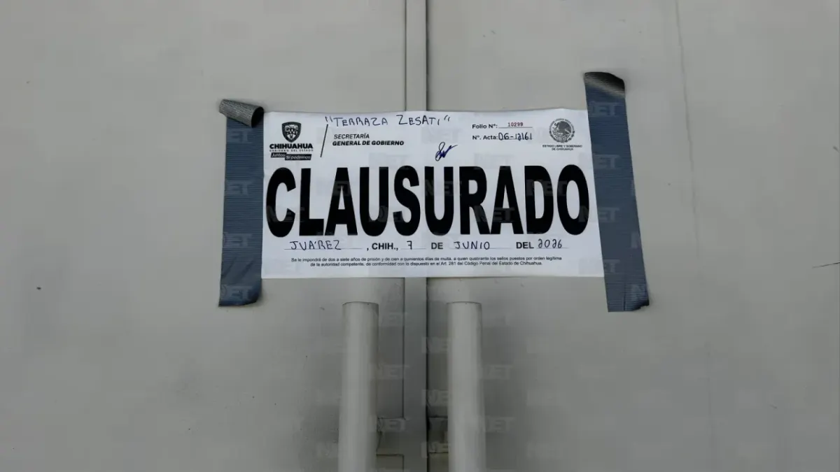 Clausuran terraza Zesati tras muerte de menor en alberca