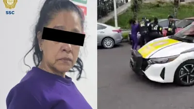 Mujer muerde a policía de tránsito que le retiraba las placas en CDMX