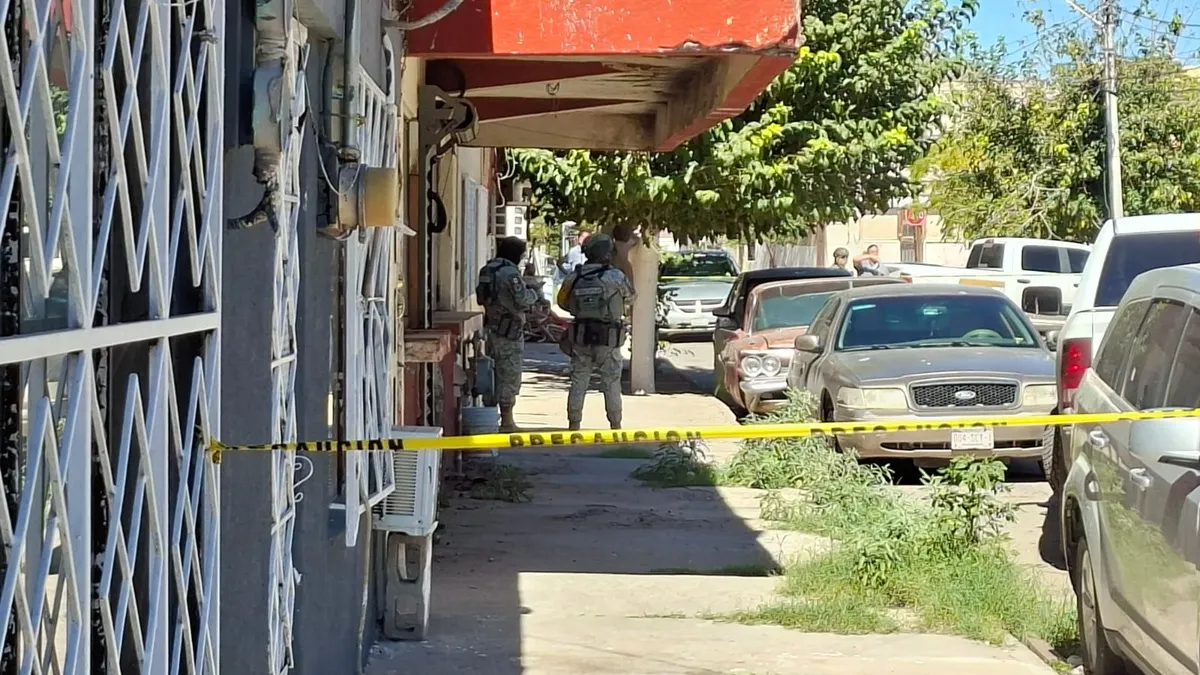 Realizan operativo de cateo AEI y Sedena en taller del Centro