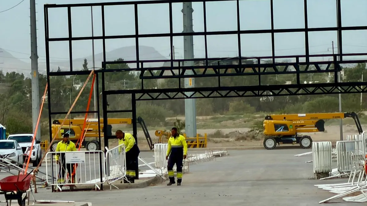 Preparan montaje del Maratón Internacional de Juárez en el ex Hipódromo