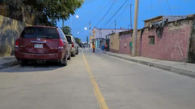 Entrega alcalde pavimentación con concreto hidráulico en la Pánfilo Natera