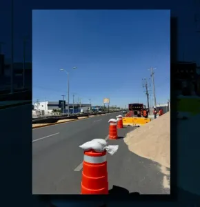 Seguridad Vial pide precaución por trabajos en la Tecnológico